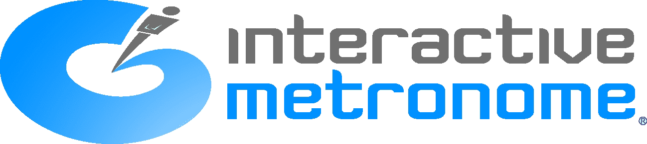 Interactive Metronome logo with blue "G"